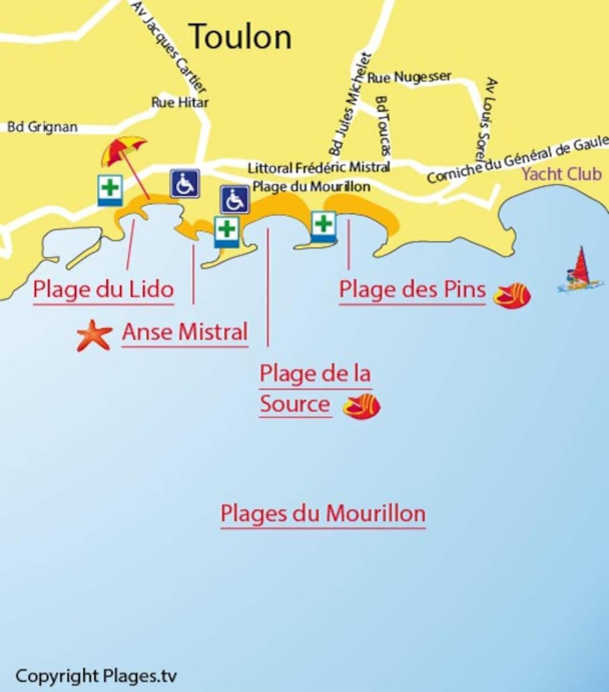 #3 Toulon Centre, Balcon, Lumineux, Stationnement Facile, Tout Confort Ngoại thất bức ảnh